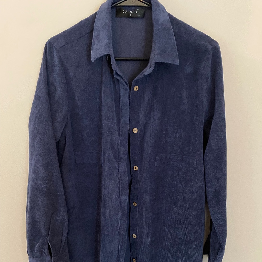 Dark Blue Over Shirt (L)